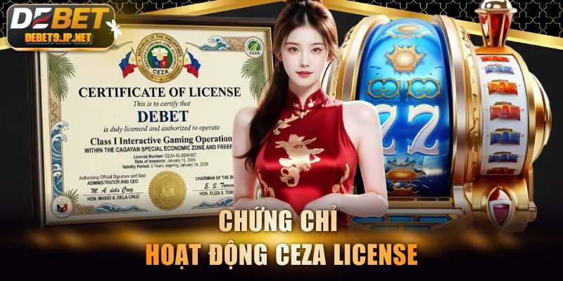 Chứng chỉ hoạt động CEZA License