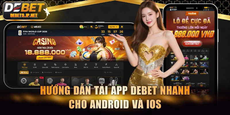 Hướng dẫn tải app DEBET nhanh cho Android và IOS