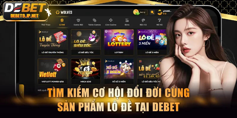 Tìm kiếm cơ hội đổi đời cùng sản phẩm lô đề trực tuyến tại DEBET